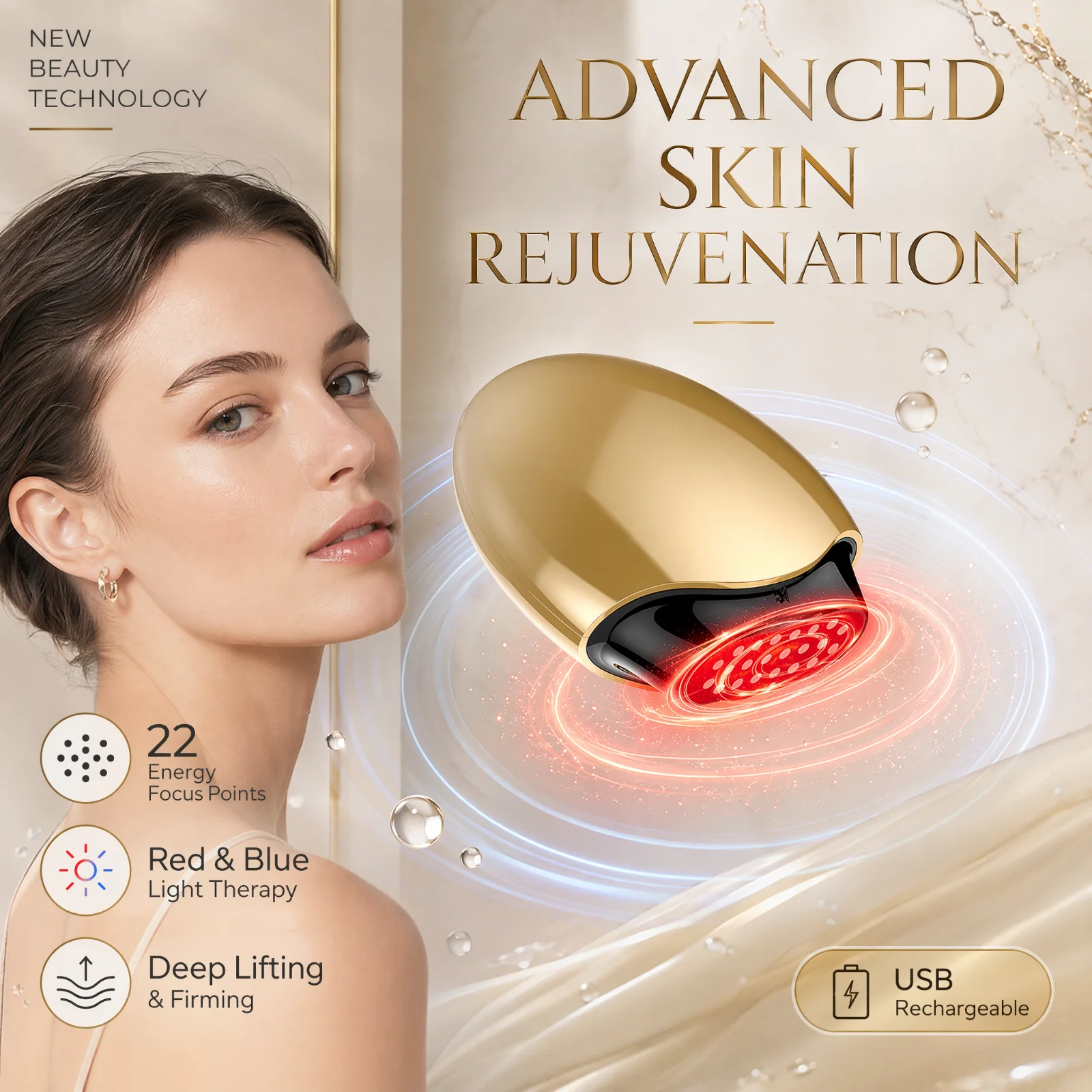 Medical Lab Science - Collagen Beauty Device Facial Massager LED