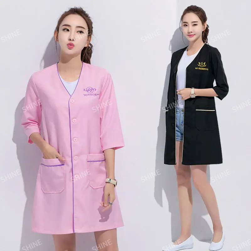 Custom Logo beauty uniform bea - đánh giá và giá Medical Lab Management